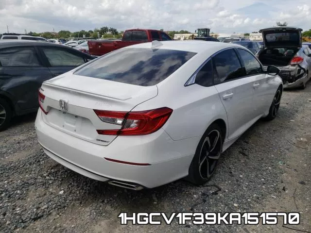 1HGCV1F39KA151570 фото 4