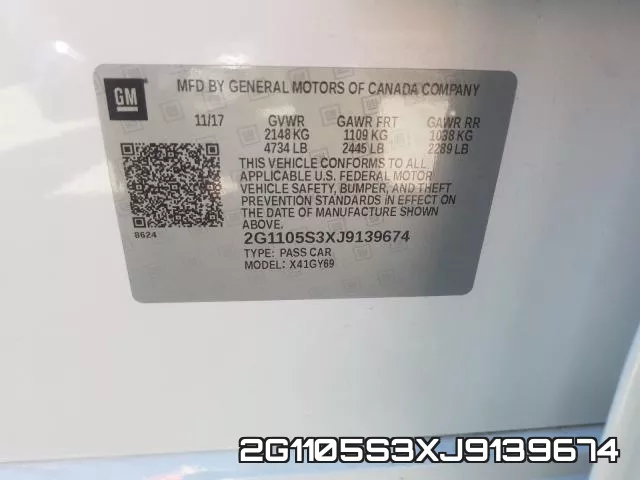 2G1105S3XJ9139674 фото 2