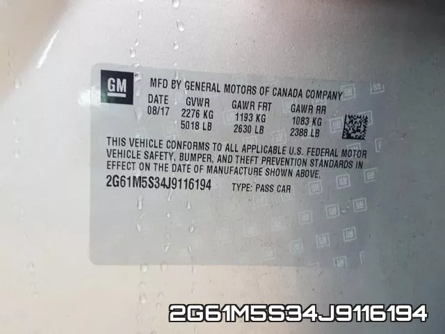 2G61M5S34J9116194 фото 2