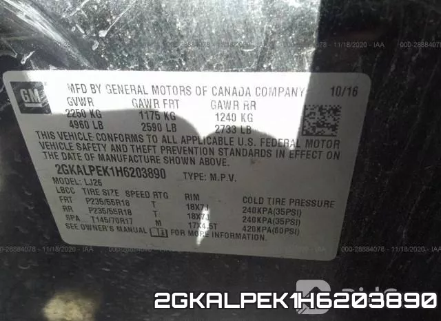 2GKALPEK1H6203890 фото 10