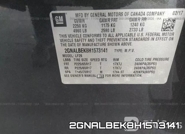 2GNALBEK8H1573141 фото 10