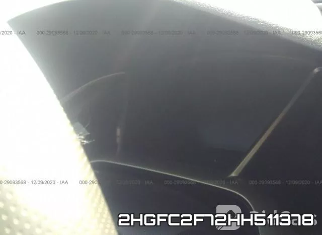 2HGFC2F72HH511378 фото 8