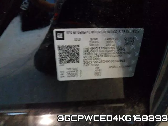 3GCPWCED4KG168393 фото 2