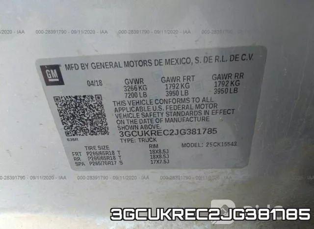 3GCUKREC2JG381785 фото 10
