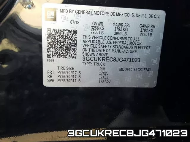 3GCUKREC8JG471023 фото 2