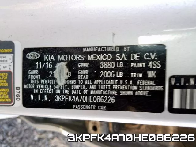 3KPFK4A70HE086226 фото 2