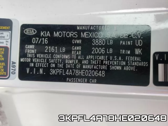 3KPFL4A78HE020648 фото 2