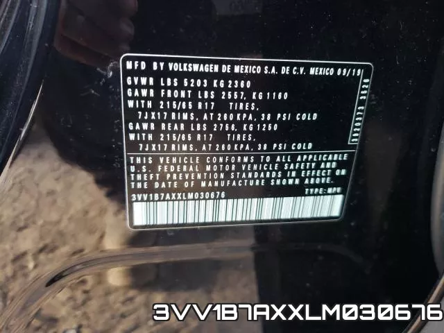 3VV1B7AXXLM030676 фото 2