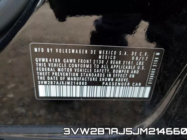 3VW2B7AJ5JM214660 фото 2