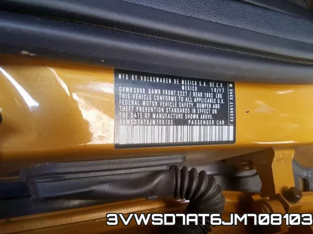 3VWSD7AT6JM708103 фото 2