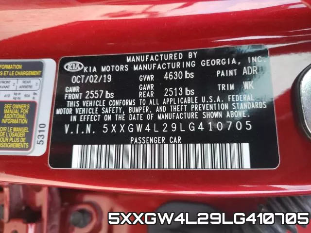 5XXGW4L29LG410705 фото 2