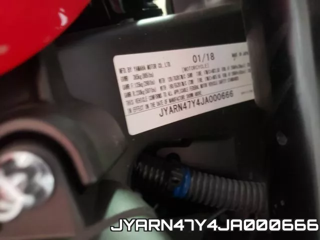 JYARN47Y4JA000666 фото 2
