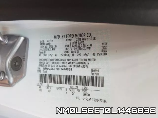 NM0LS6E70L1446838 фото 2