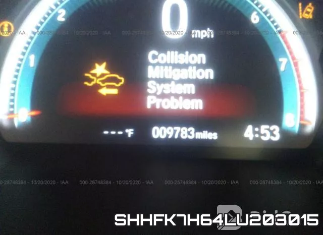 SHHFK7H64LU203015 фото 8