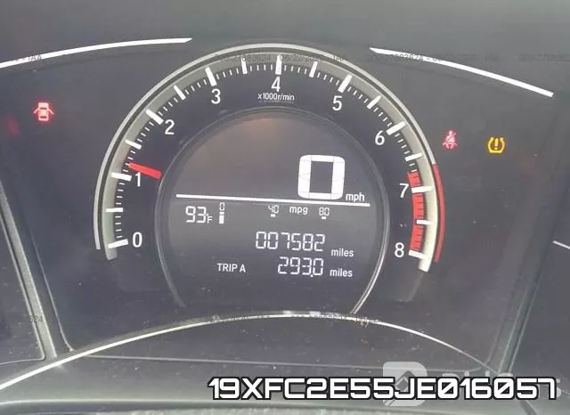 19XFC2E55JE016057 фото 8