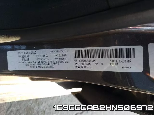 1C3CCCAB2HN506972 фото 2
