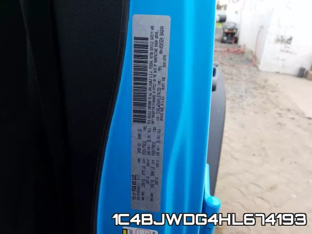 1C4BJWDG4HL674193 фото 2
