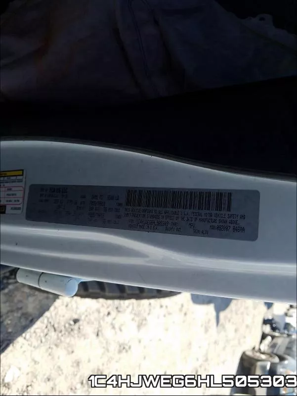 1C4HJWEG6HL505303 фото 2