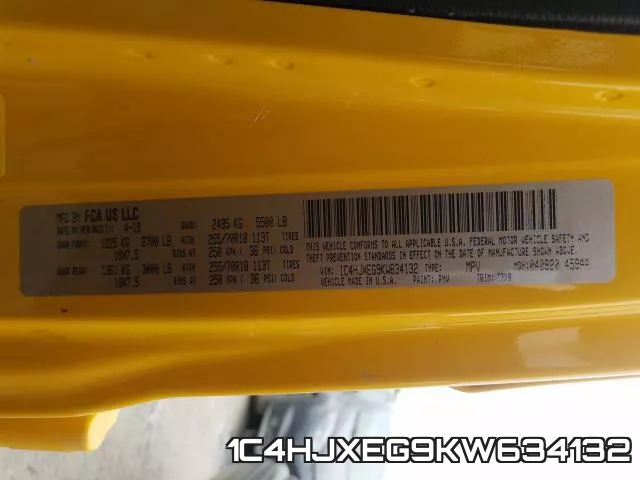 1C4HJXEG9KW634132 фото 2