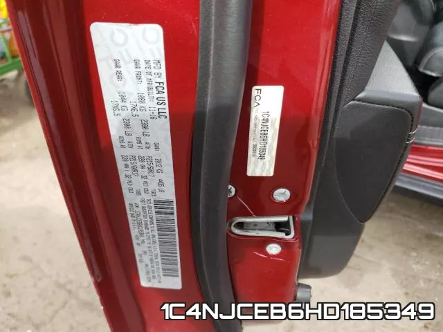 1C4NJCEB6HD185349 фото 2
