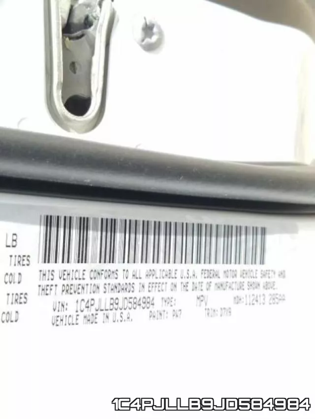 1C4PJLLB9JD584984 фото 2