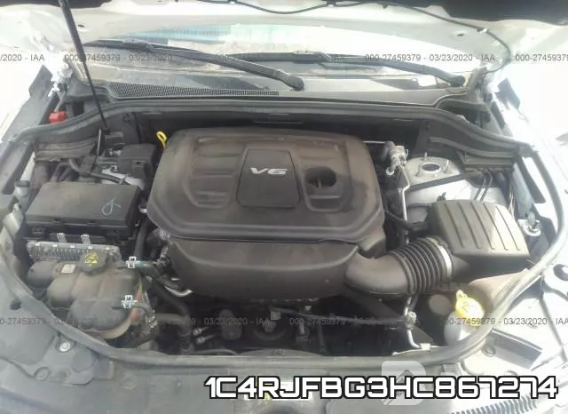 1C4RJFBG3HC867274 фото 2