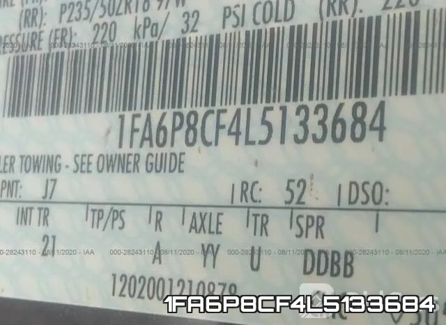 1FA6P8CF4L5133684 фото 10