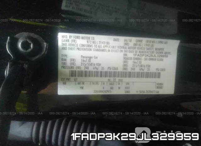 1FADP3K29JL329959 фото 10