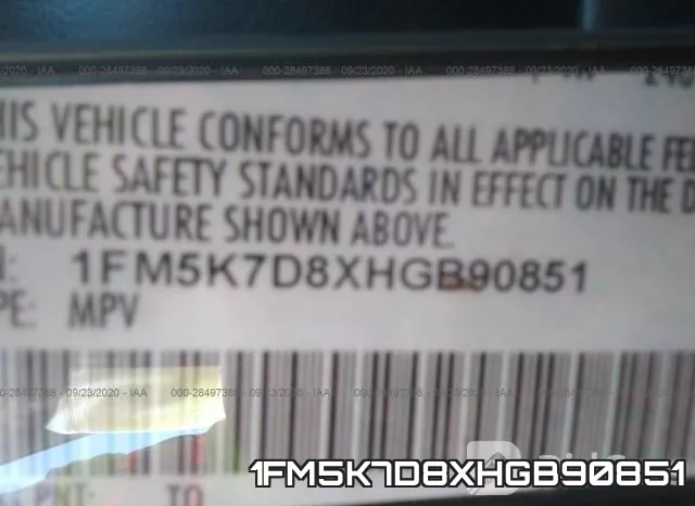 1FM5K7D8XHGB90851 фото 10