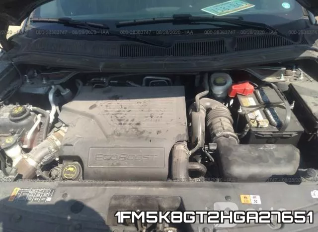 1FM5K8GT2HGA27651 фото 2