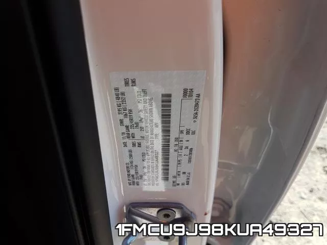 1FMCU9J98KUA49327 фото 2