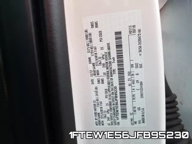 1FTEW1E56JFB95230 фото 2