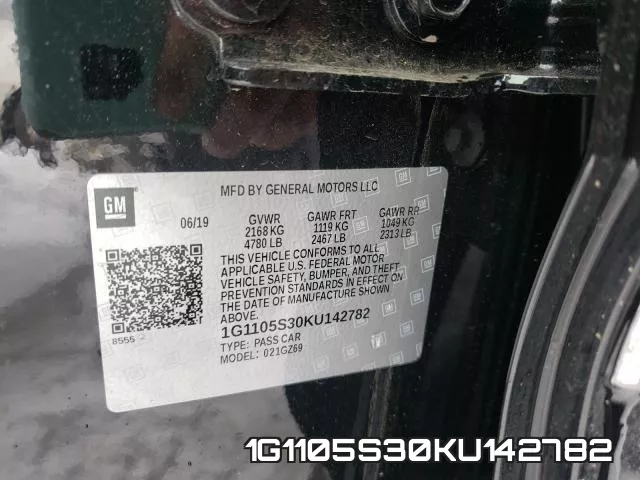 1G1105S30KU142782 фото 2