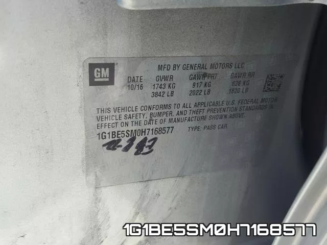 1G1BE5SM0H7168577 фото 2