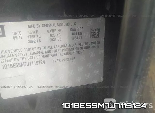 1G1BE5SM7J7119124 фото 10