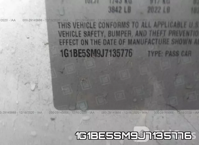 1G1BE5SM9J7135776 фото 10