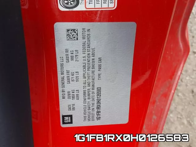 1G1FB1RX0H0126583 фото 2