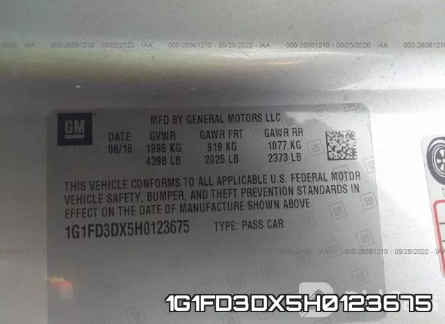1G1FD3DX5H0123675 фото 10