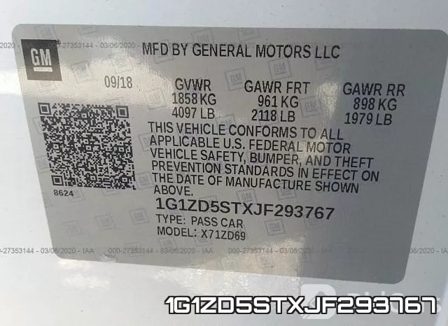 1G1ZD5STXJF293767 фото 10