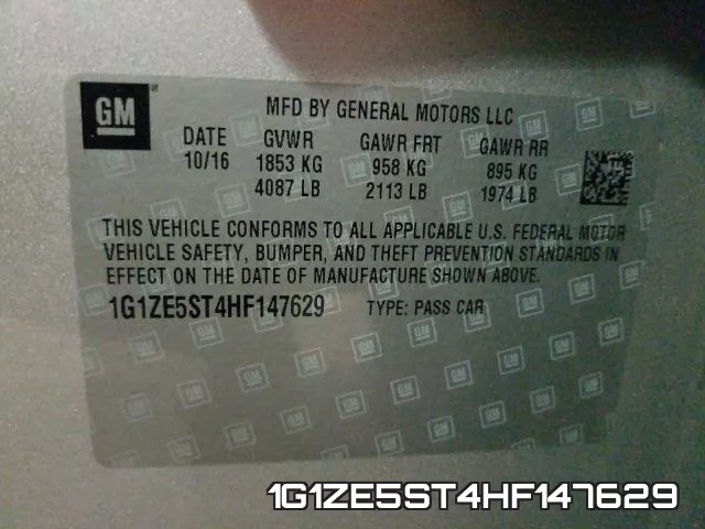 1G1ZE5ST4HF147629 фото 2
