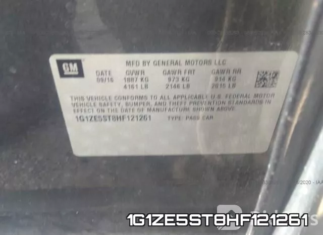 1G1ZE5ST8HF121261 фото 9