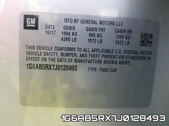 1G6AB5RX7J0128493 фото 2