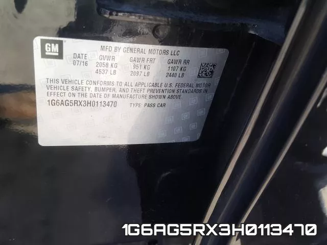 1G6AG5RX3H0113470 фото 2