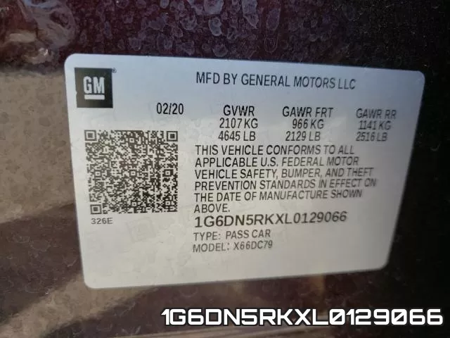 1G6DN5RKXL0129066 фото 2
