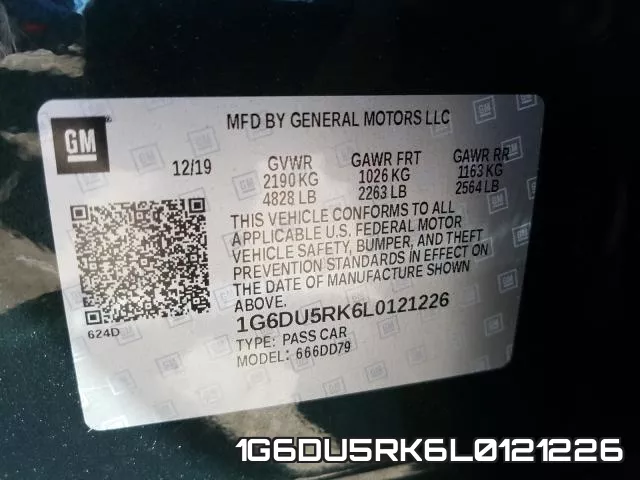 1G6DU5RK6L0121226 фото 2