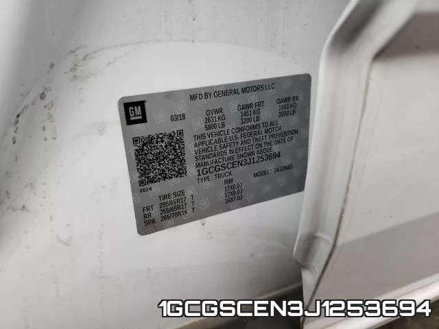 1GCGSCEN3J1253694 фото 2