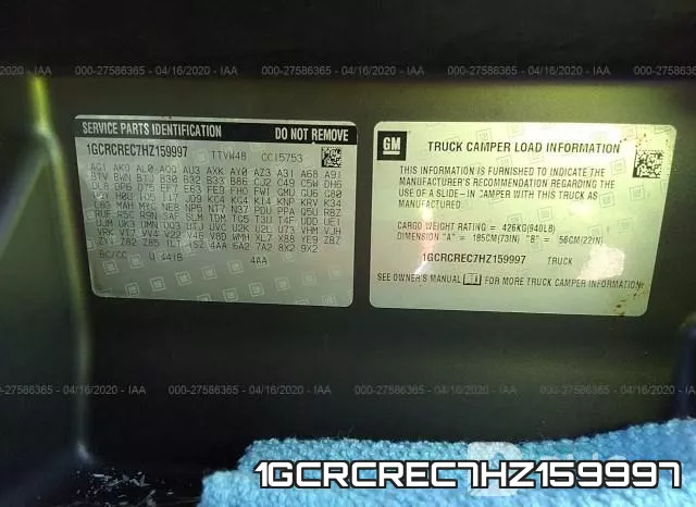 1GCRCREC7HZ159997 фото 10