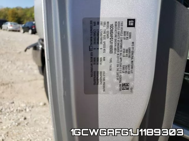 1GCWGAFG1J1189303 фото 2