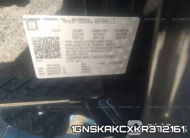 1GNSKAKCXKR372161 фото 10