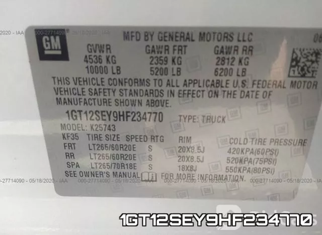 1GT12SEY9HF234770 фото 10